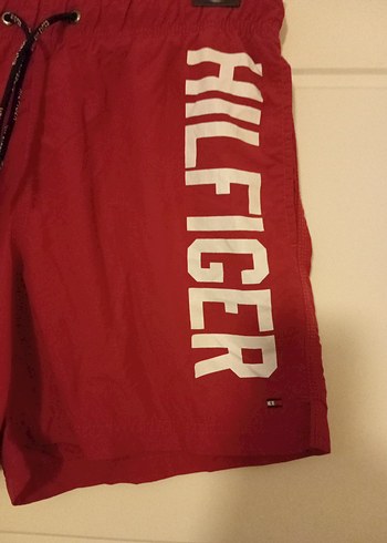 Tommy Hilfiger Kırmızı Belden Bağlamalı Erkek Şort