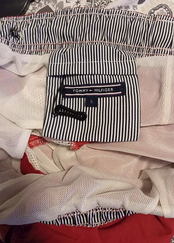 Kırmızı Belden Bağlamalı Erkek Şort - Görsel 6