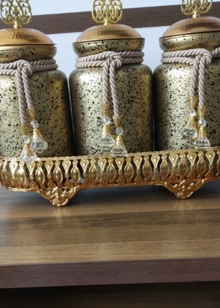 dekoratif baharatlık 3lü  - Görsel 3