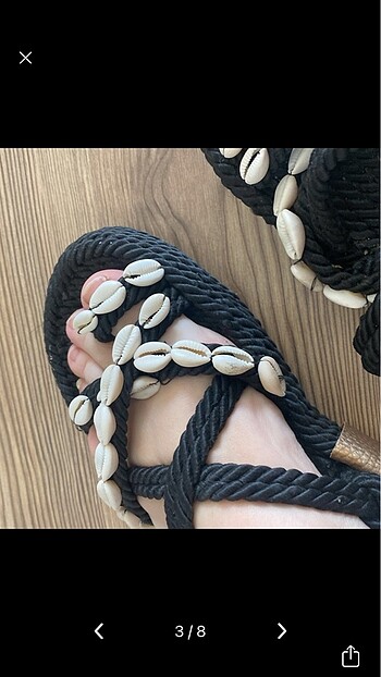 Diğer Hasır sandalet #zara