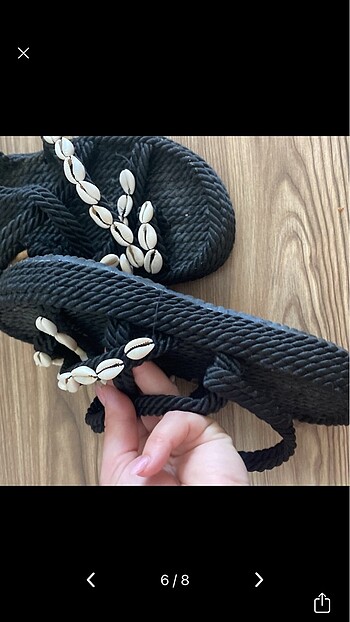 37 Beden Hasır sandalet #zara