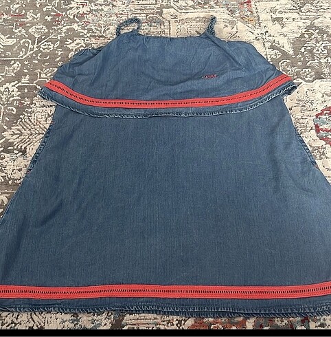 Polo marka yazlık askılı elbise 6-7 yaş