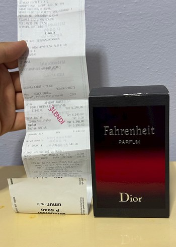 Beden Dior Fahrenheit Parfüm