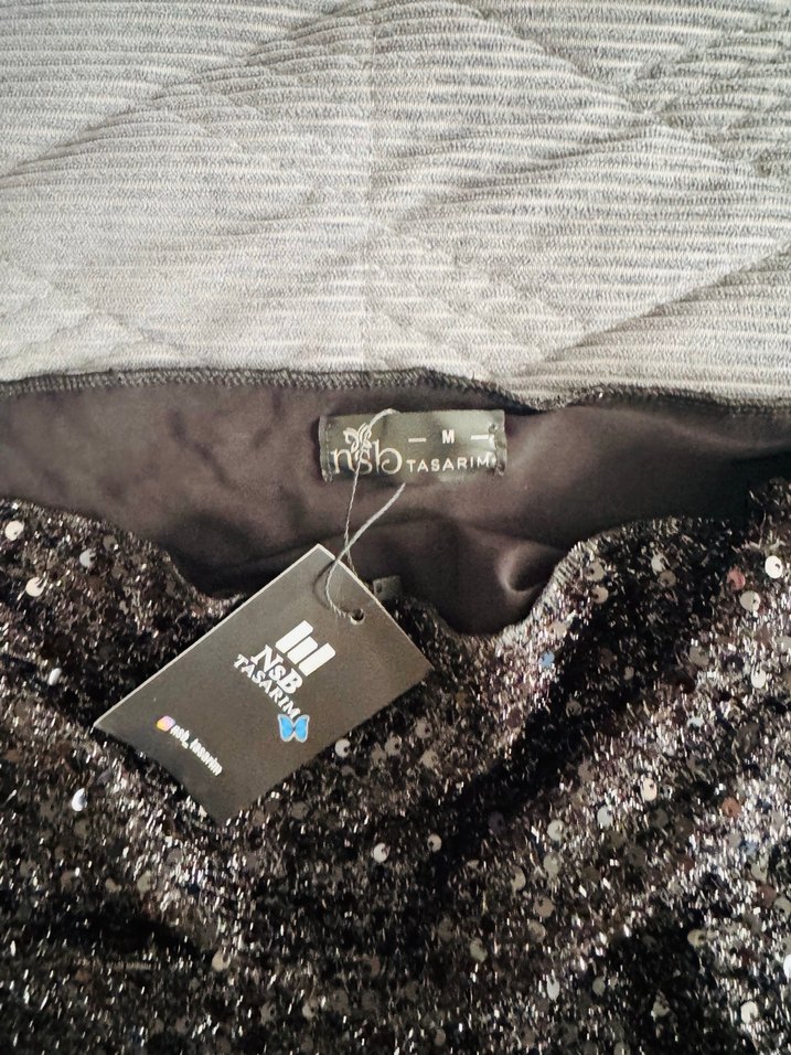 Payetli  Mini büstiyer - Görsel 3