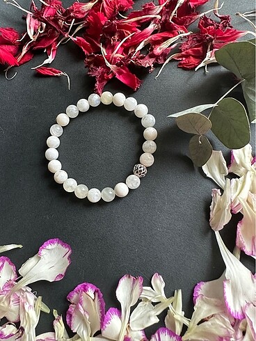 Ay taşı doğaltaş bileklik - Görsel 2