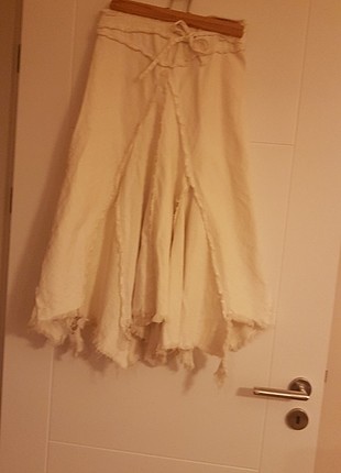 Krem midi etek