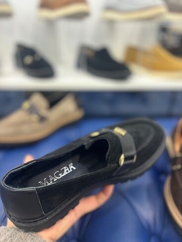 37 Beden Magza deri loafer