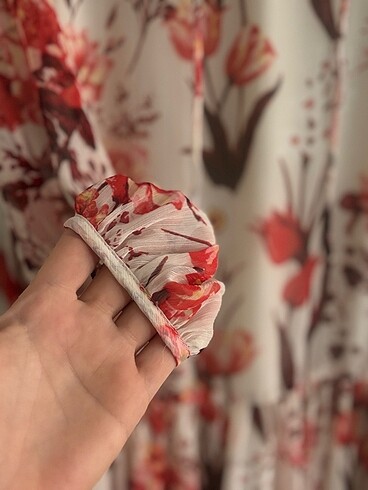 Splash şifon elbise - Görsel 7