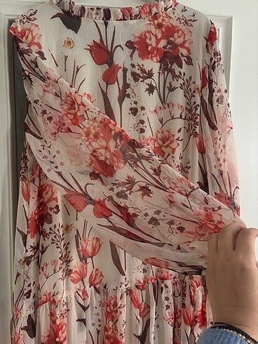 Splash şifon elbise - Görsel 8