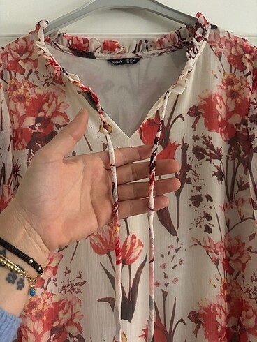 Splash şifon elbise - Görsel 10