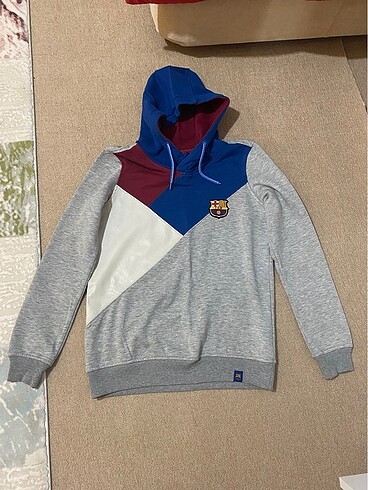 Kapüşonlu barcelona sweatshirt