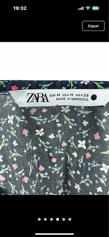 m Beden çeşitli Renk Zara Elbise
