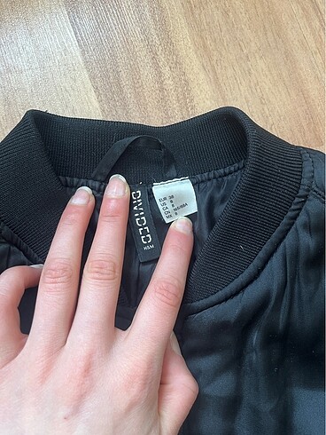 38 Beden siyah Renk Bomber ceket