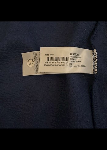 LCW  12-18 ay Erkek Çocuk Lacivert Düğmeli Yelek - Görsel 6