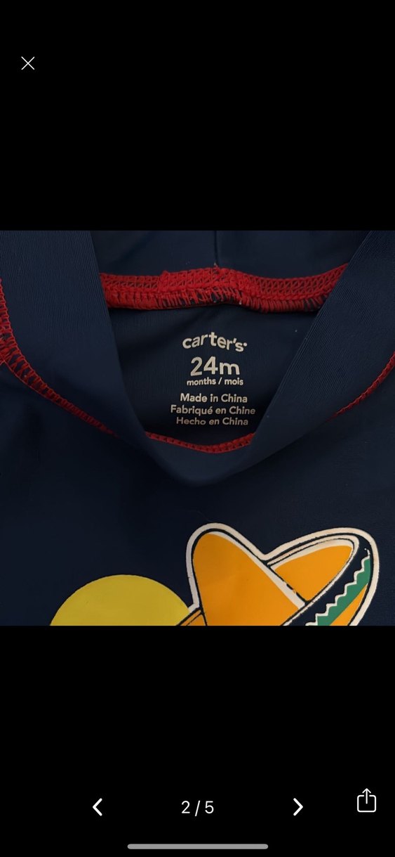 Carters Erkek Çocuk Baskılı Kısa Kollu Mayo Üstü - Görsel 2