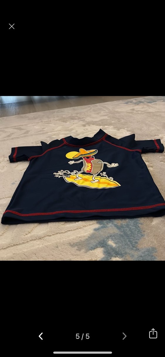 Carters Erkek Çocuk Baskılı Kısa Kollu Mayo Üstü - Görsel 4