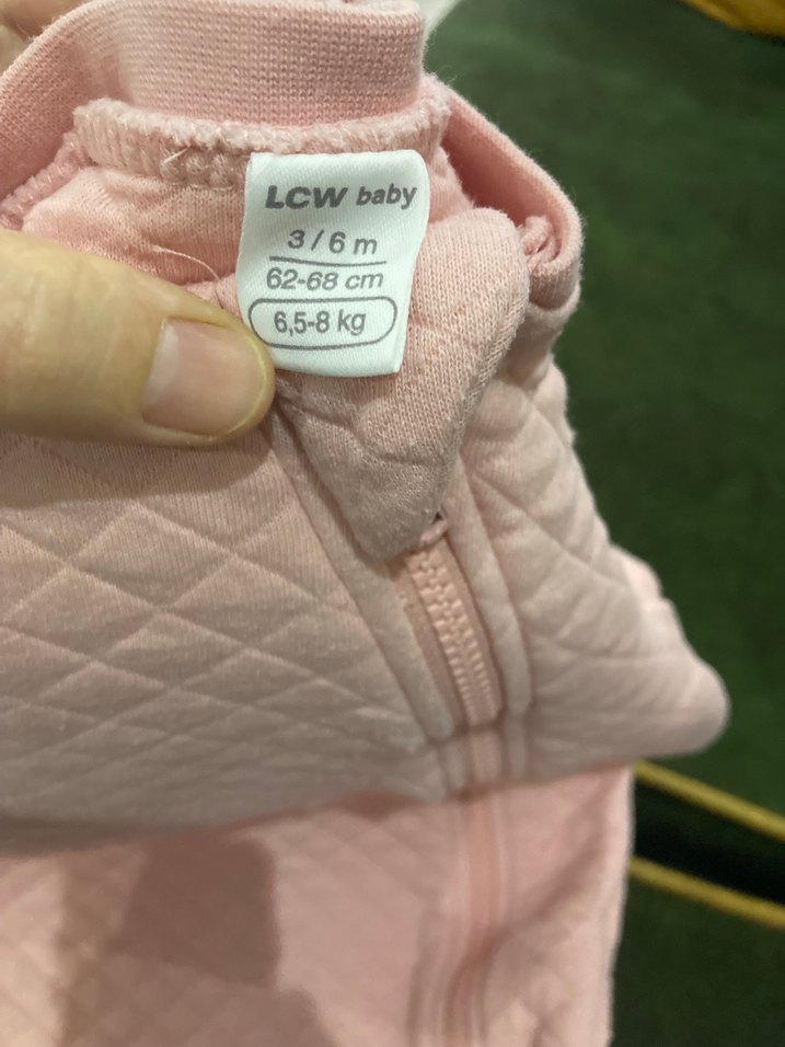 Kız Bebek Fermuarlı Tulumu - Görsel 2