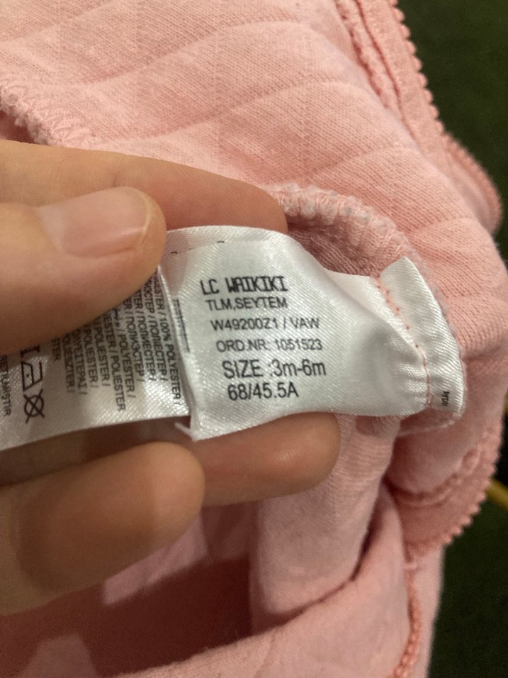 Kız Bebek Fermuarlı Tulumu - Görsel 4