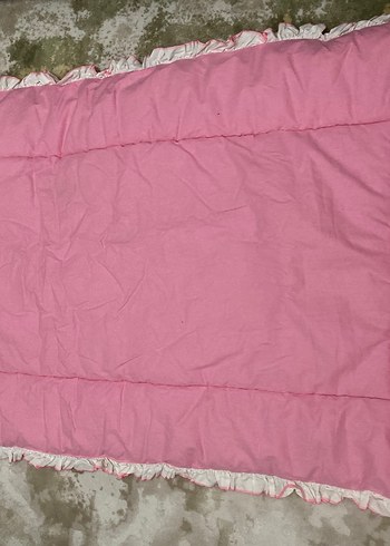 Pembe Nakışlı Bebek yorganı - Görsel 2