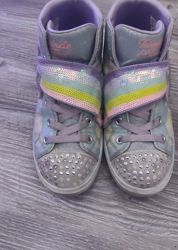 Kız Çocuk Çok Renkli Bağcıklı Spor Ayakkabı - Görsel 5