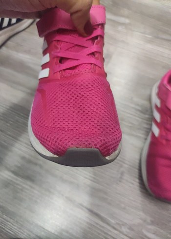 Pembe Kadın Spor Ayakkabı Velcro Detaylı - Görsel 5