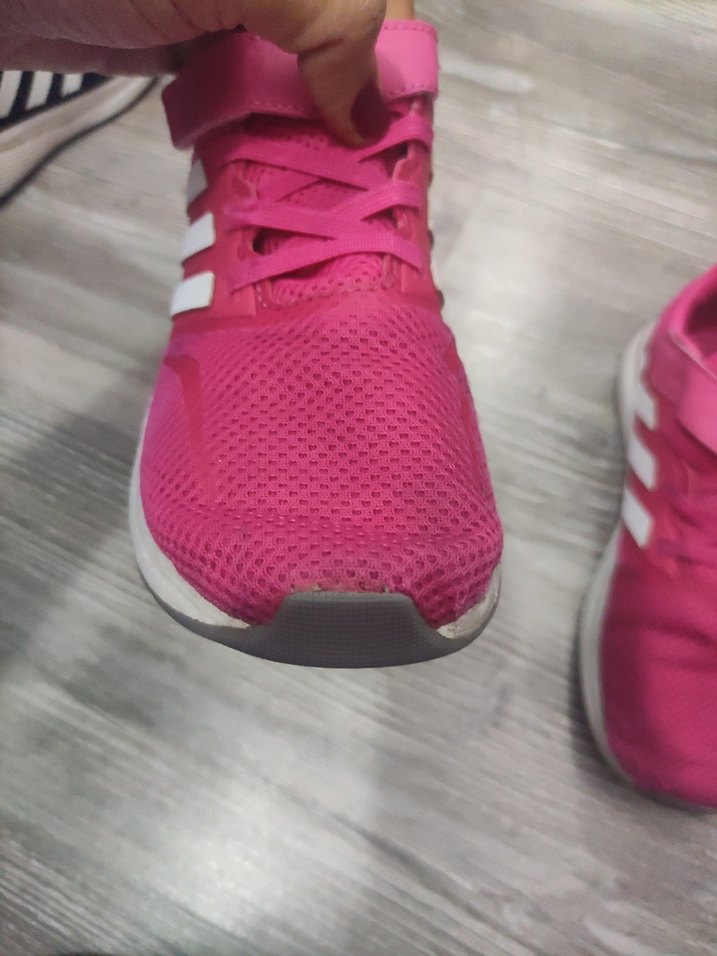 Pembe Kadın Spor Ayakkabı Velcro Detaylı - Görsel 5