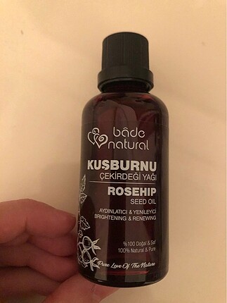 Bade natural kuşburnu çekirdeği yağı