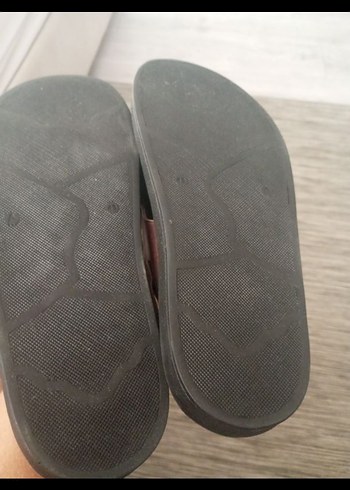 Kahverengi Deri Erkek Sandalet - Görsel 6