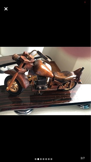 El yapımı Motorbisiklet ahşap