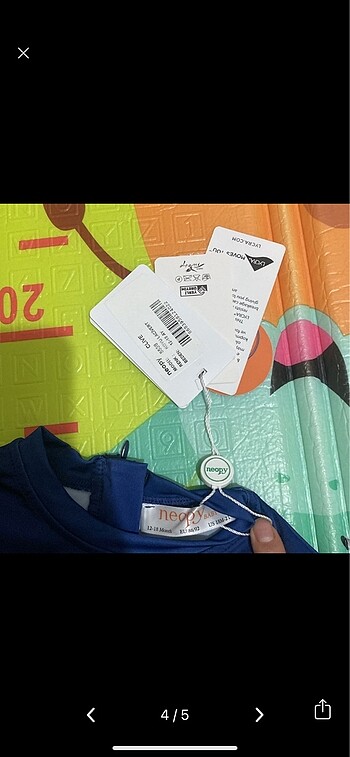 Etiketli bebek mayo - Görsel 5