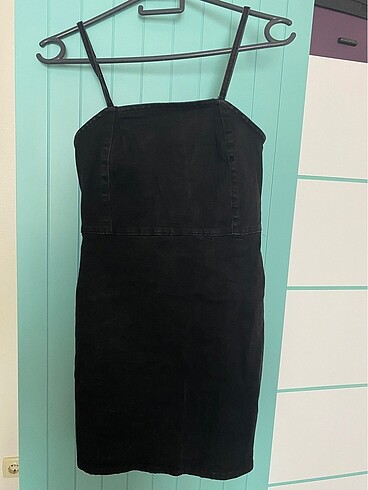 Pull and Bear pull and bear denim kot elbise