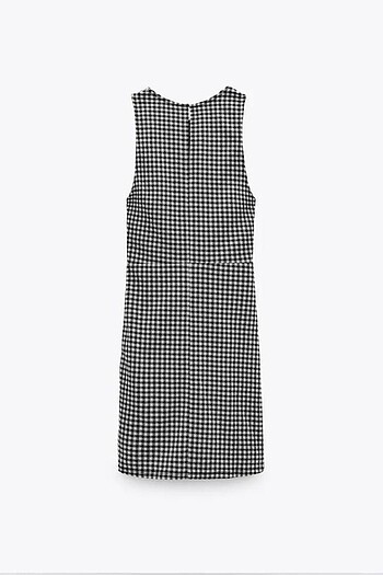 s Beden Zara pötikareli mini elbise