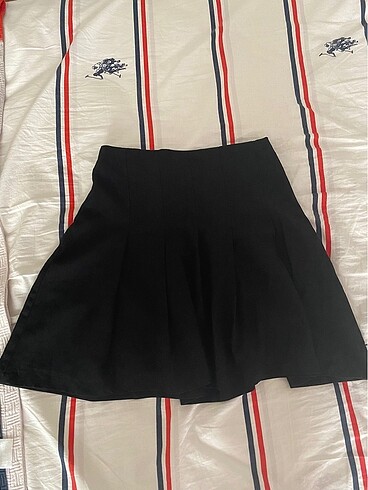 Zara pileli mini etek