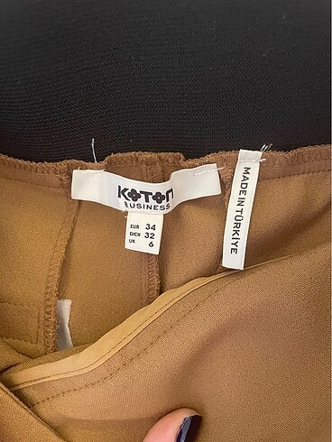 34 Beden camel Renk Kumaş pantolon