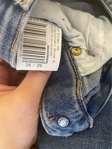 36 Beden mavi Renk Mavi jeans