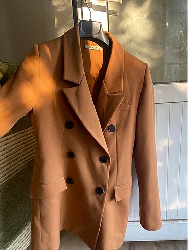 Taba blazer ceket