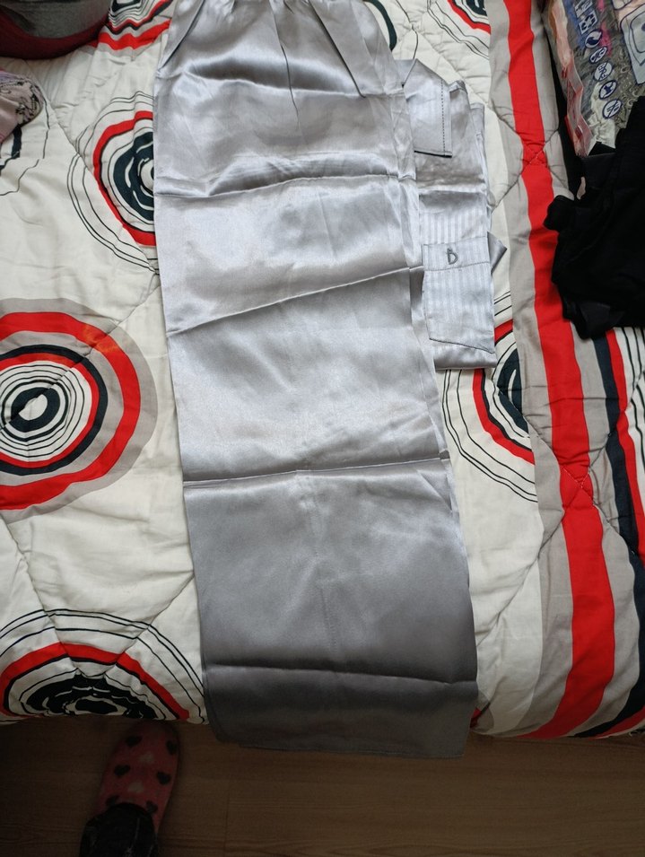 Gri Düğmeli  Erkek Pijama Takımı - Görsel 3