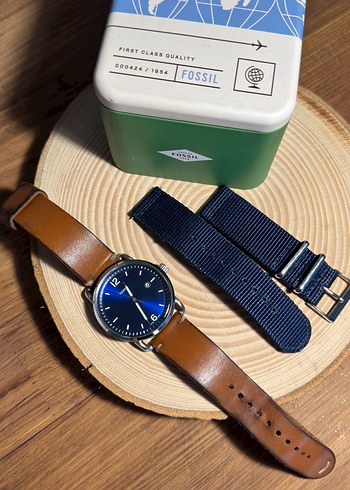 Fossil Erkek Klasik Mavi Saat - Görsel 4