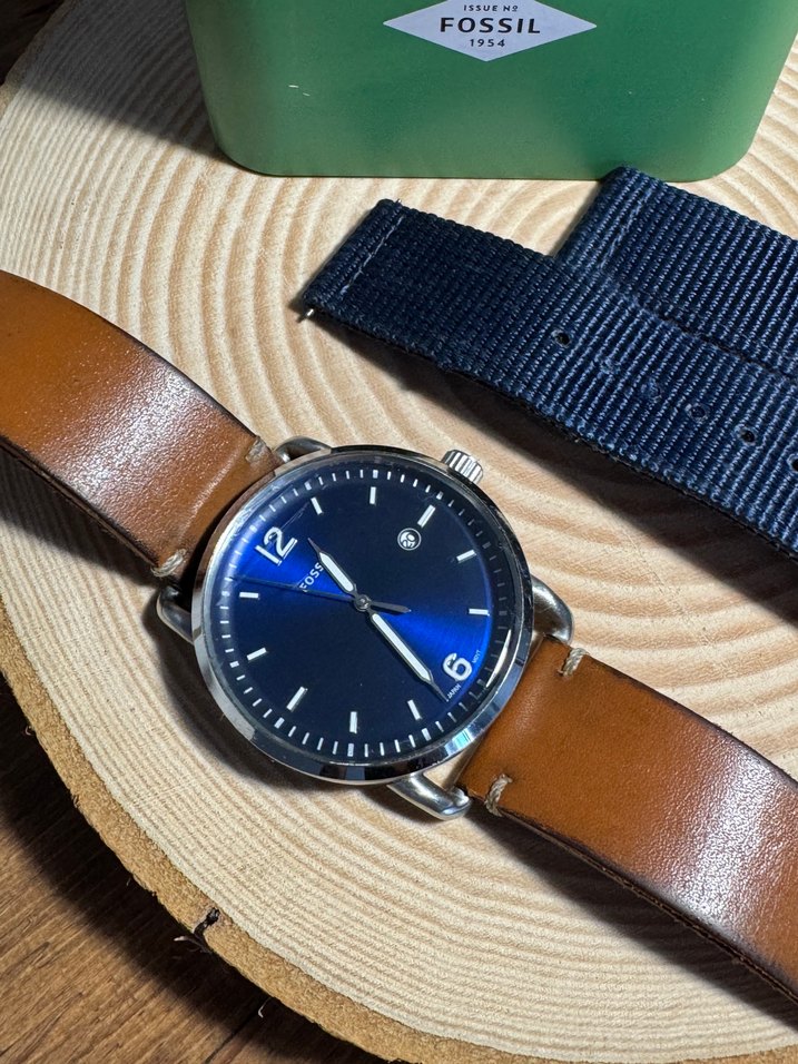 Fossil Erkek Klasik Mavi Saat - Görsel 5