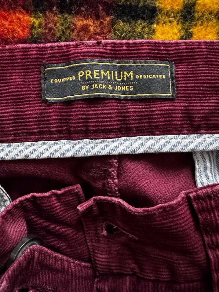 Bordo Regular Fit Erkek Pantolon Jack & Jones - Görsel 3