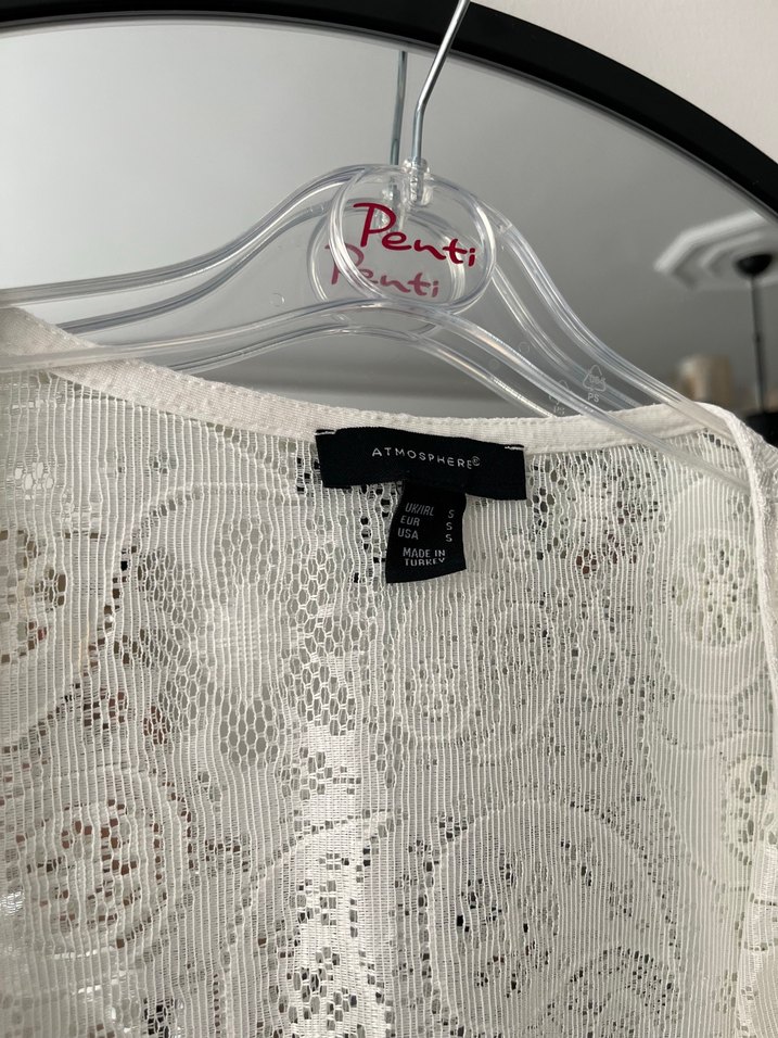 Atmosphere Beyaz Bohem Tarzı Püsküllü pareo - Görsel 3