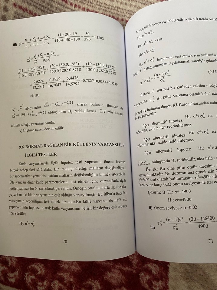 Uygulamalı İstatistik-2 Kitabı - Görsel 2