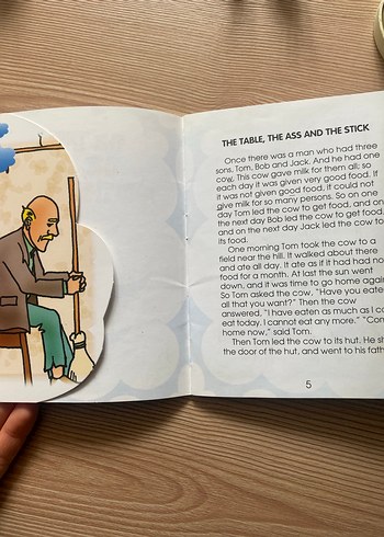 The Table, The Ass and The Stick Hikaye Kitabı - Görsel 2