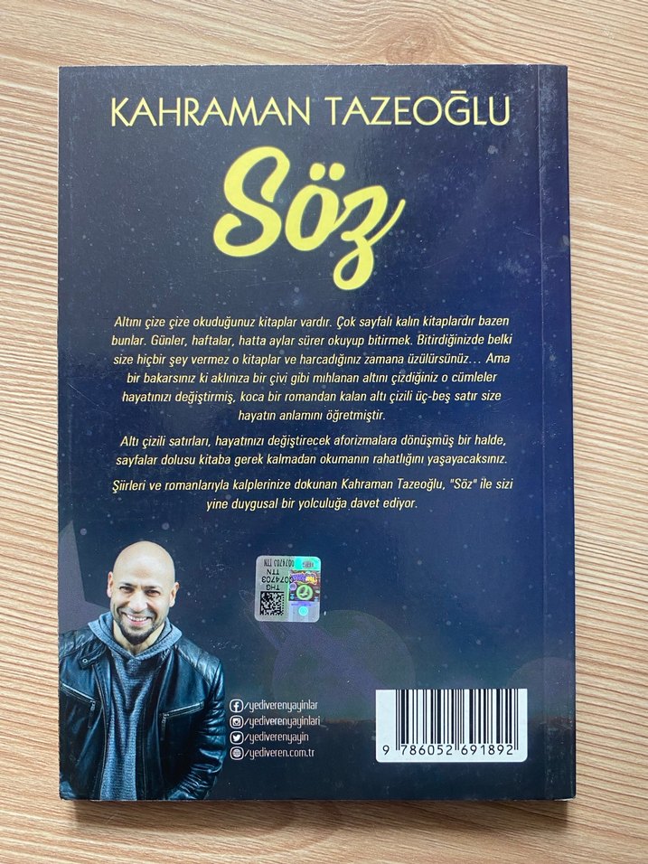 Kahraman Tazeoğlu - Söz Romanı - Görsel 3