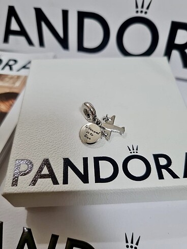  Beden lacivert Renk Pandora Gökyüzü ve Uçak Charm