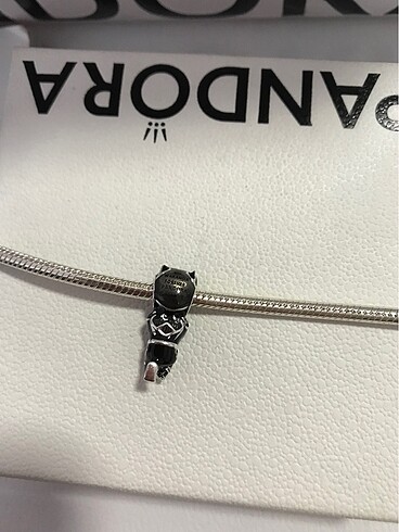 Beden siyah Renk Pandora Black Panther Charm