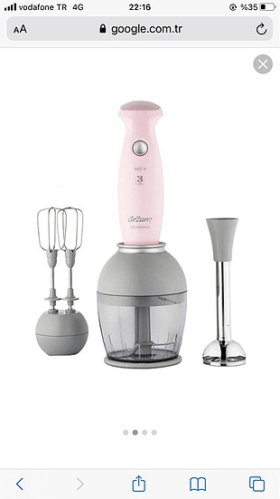 Arzum blender set