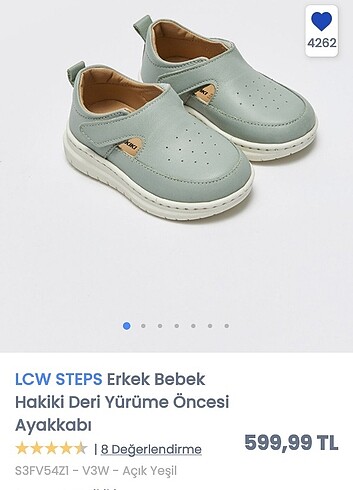 LC Waikiki Lcw gerçek deri bebek ayakkabısı