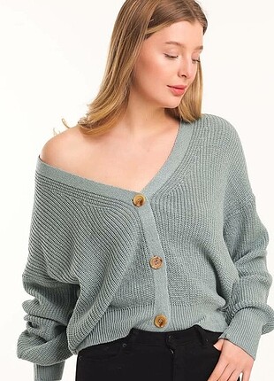 Tiodes Oversize Triko Hırka