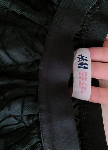7 Yaş Beden siyah Renk H&M Etek